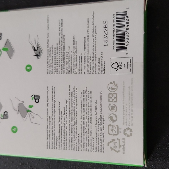 New Belkin Screen force Tempered Glass Screen Protector for iPhone 14 Pro 2-Pack - Picture 9 of 12